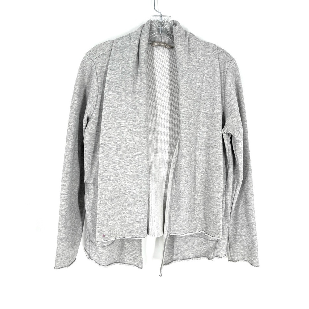 Athleta French Terry Pique Tranquility Wrap Cardigan - Picture 2 of 13